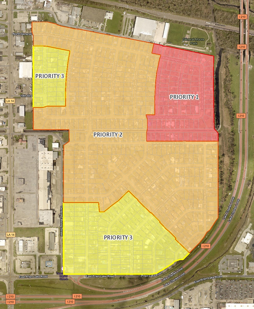 Greinwich Terrace Buyout Program Priority Zones