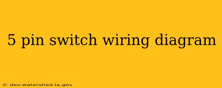 5 pin switch wiring diagram