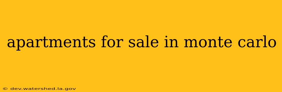 apartments for sale in monte carlo
