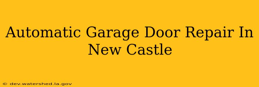 automatic garage door repair in new castle