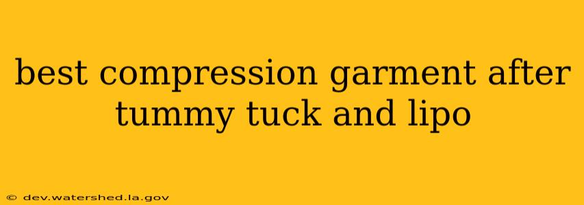 best compression garment after tummy tuck and lipo