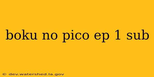 boku no pico ep 1 sub