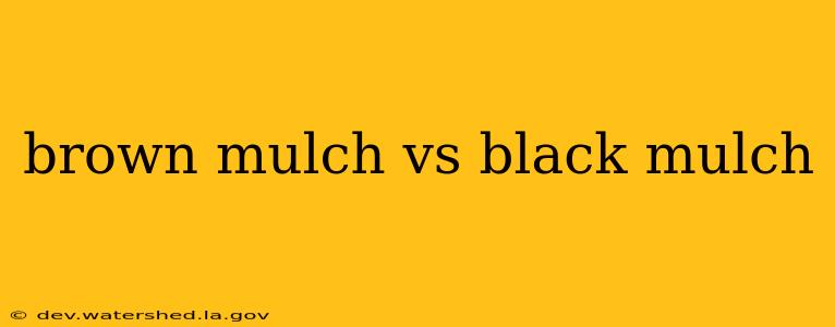 brown mulch vs black mulch