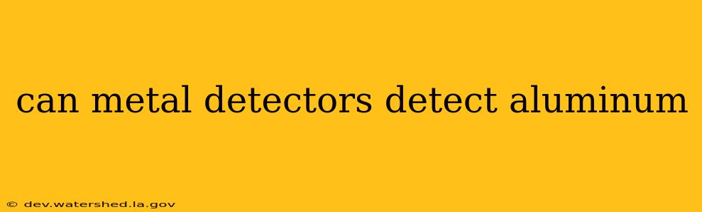 can metal detectors detect aluminum