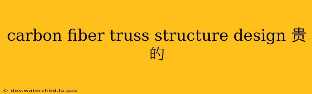 carbon fiber truss structure design 贵的