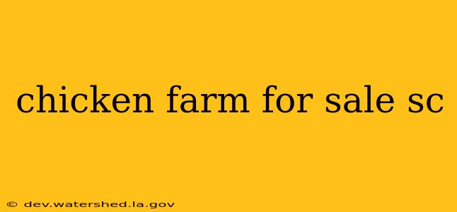 chicken farm for sale sc