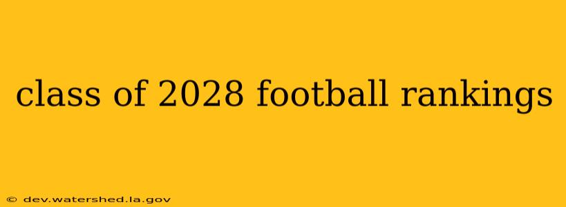 class of 2028 football rankings