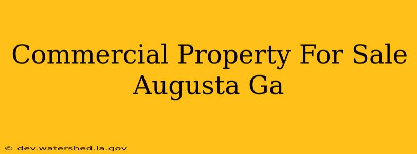 commercial property for sale augusta ga