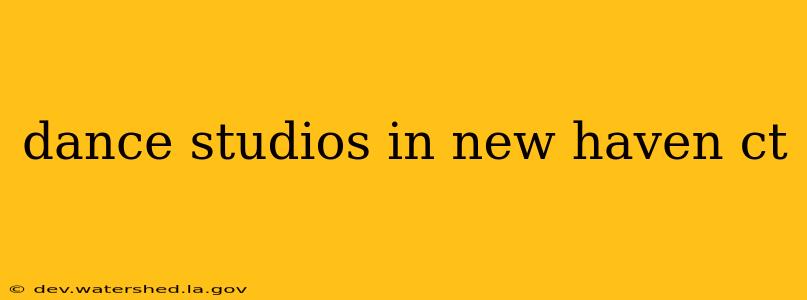 dance studios in new haven ct