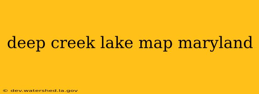 deep creek lake map maryland