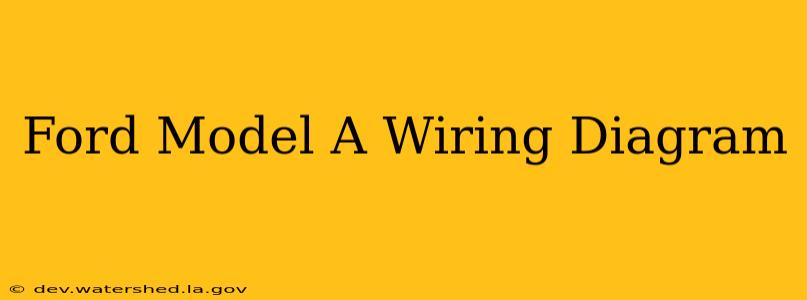 ford model a wiring diagram