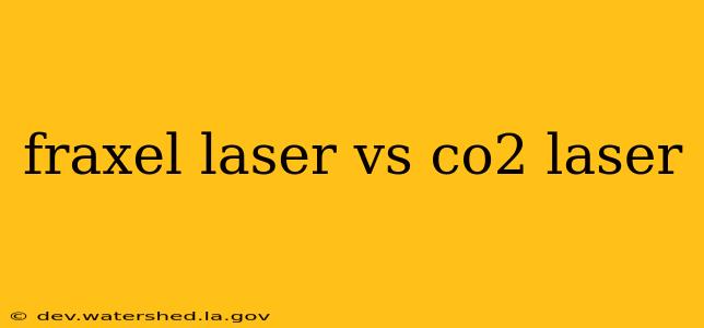 fraxel laser vs co2 laser