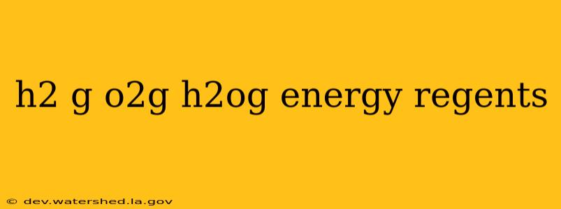 h2 g o2g h2og energy regents