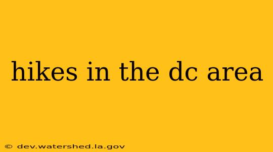 hikes in the dc area