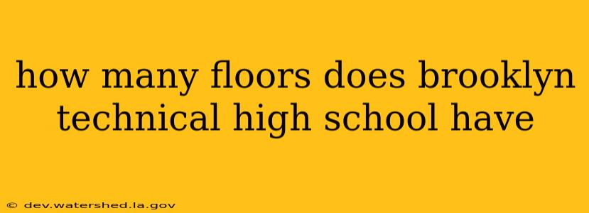 how many floors does brooklyn technical high school have