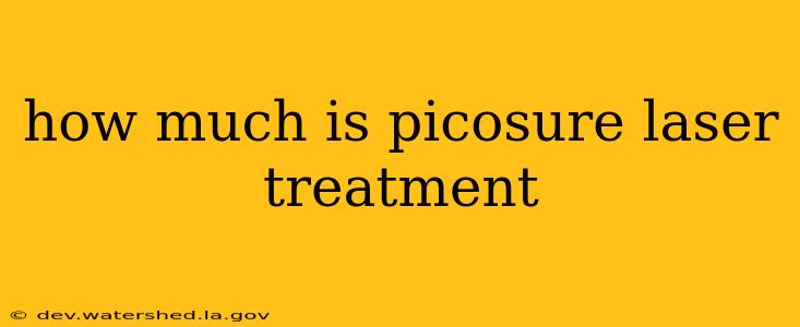 how much is picosure laser treatment