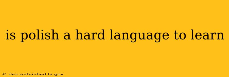 is polish a hard language to learn