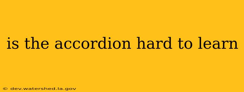 is the accordion hard to learn
