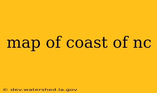 map of coast of nc