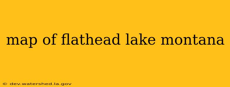 map of flathead lake montana