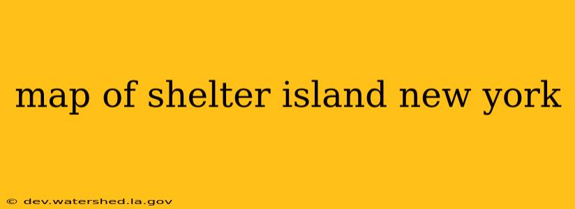 map of shelter island new york