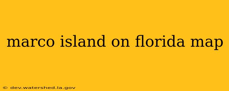 marco island on florida map