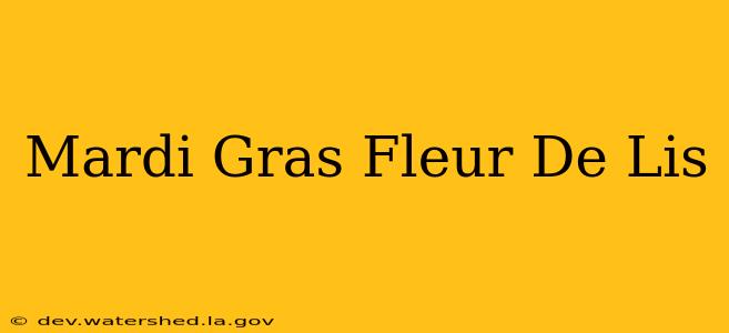 mardi gras fleur de lis