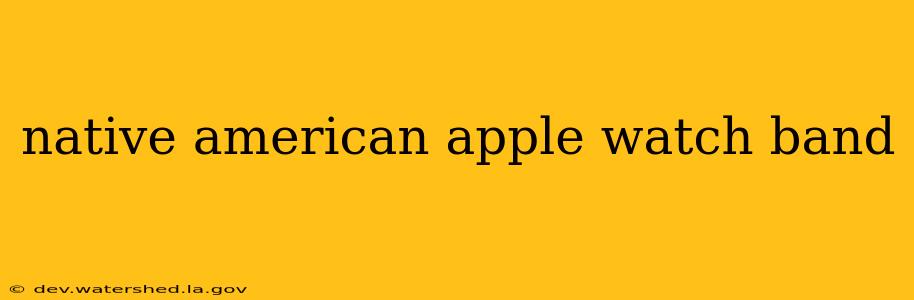 native american apple watch band