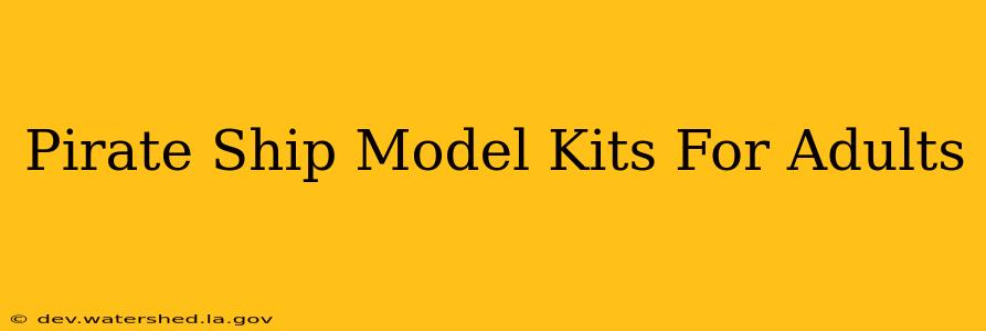 pirate ship model kits for adults