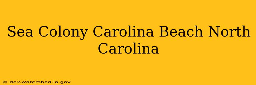 sea colony carolina beach north carolina