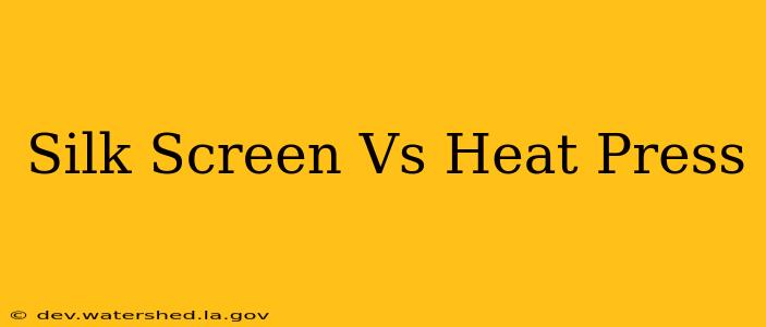 silk screen vs heat press