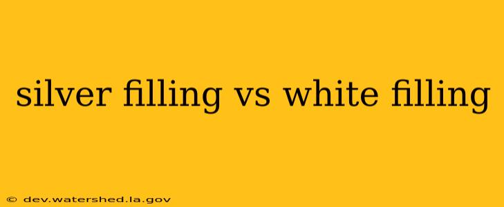 silver filling vs white filling