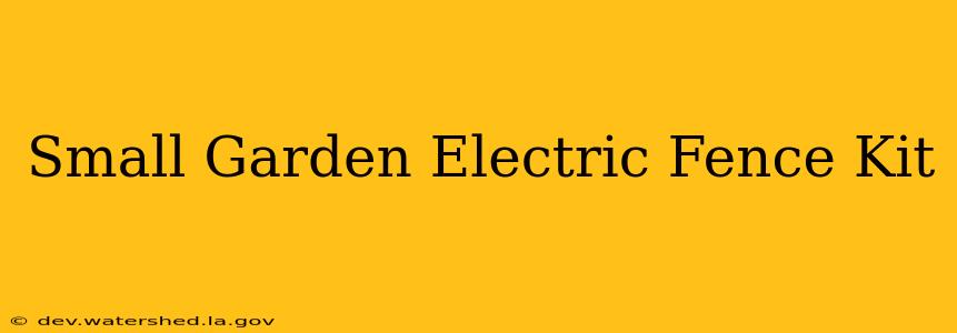 small garden electric fence kit