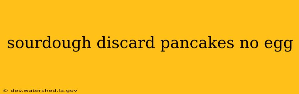 sourdough discard pancakes no egg