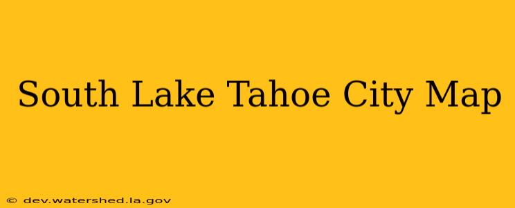 south lake tahoe city map