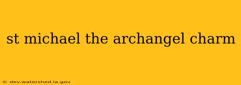 st michael the archangel charm