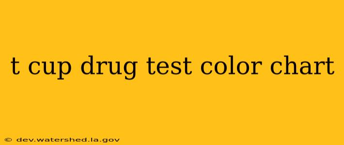 t cup drug test color chart