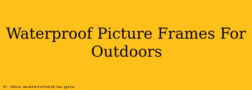 waterproof picture frames for outdoors
