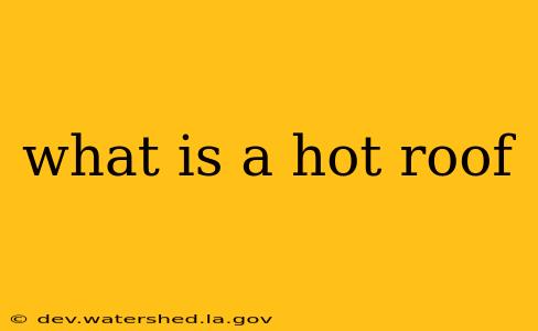 what is a hot roof