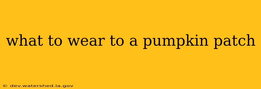 what to wear to a pumpkin patch