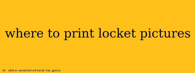 where to print locket pictures