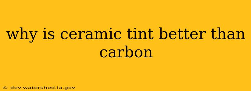 why is ceramic tint better than carbon