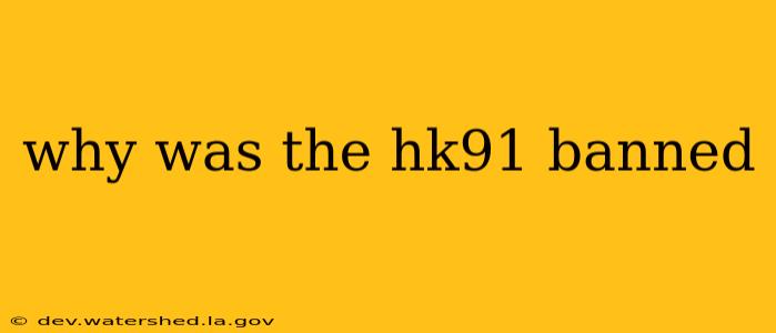 why was the hk91 banned