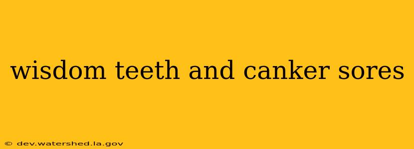 wisdom teeth and canker sores