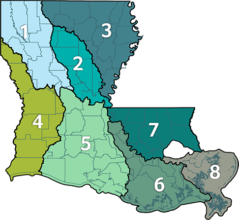 LWI Watershed Regions Map